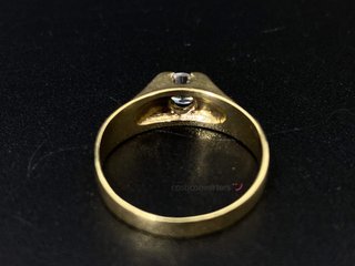 anillo oro 18k con piedra