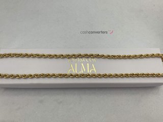 cadena oro 18k 31cm
