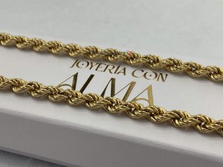 cadena oro 18k 31cm