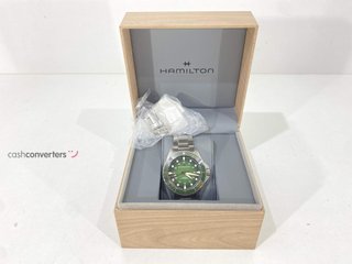 reloj pulsera unisex hamilton h825250