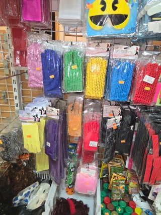 Guantes de fiesta brillantes