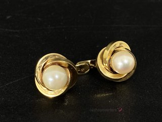 pendientes oro 18k con piedra