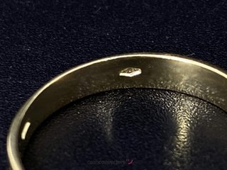 anillo oro 18k con piedra con circonita