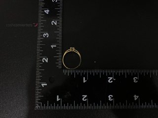 sortija oro 18k con piedra con diamante de laboratorio