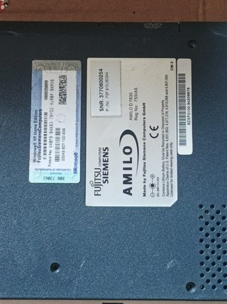 Fujitsu Siemens Amilo D7830 PC Portatile Grigio