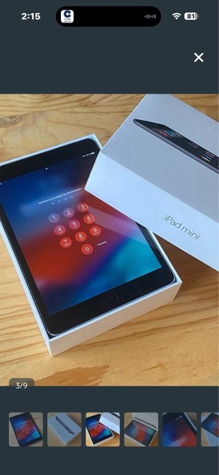 iPad Mini 2 32GB Grigio Siderale Wi-Fi + Cellulare