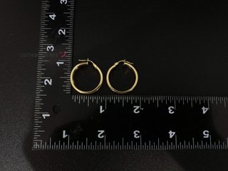 argollas oro 18k