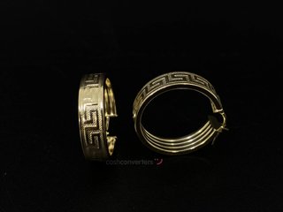 argollas oro 18k