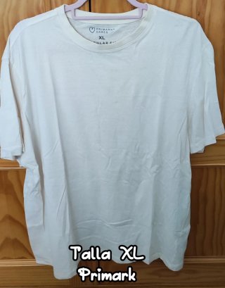 Lote 4 Camisetas Manga Corta Hombre Talla XL/2XL