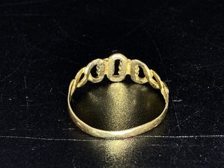anillo oro 18k