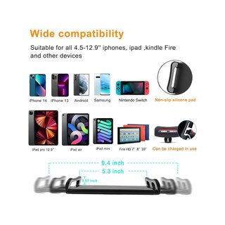 Supporto da pavimento per tablet regolabile e stabile