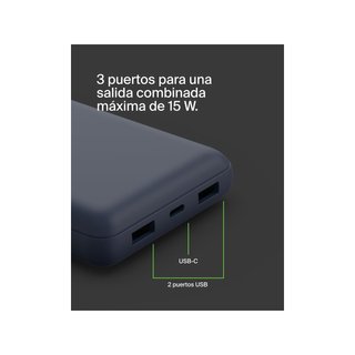 Belkin cargador portátil 20 000 mAh azul