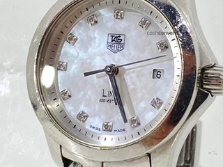 reloj pulsera premium caballero tag heuer link 200m motherpearl