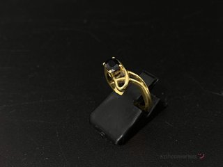 anillo oro 18k con piedra