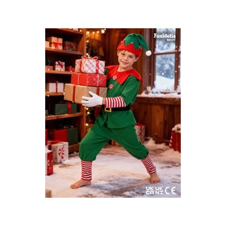Funidelia disfraz elfo navideño niño