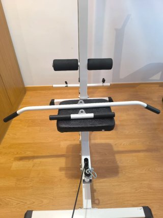 Mancuernas ajustables gimnasio discos, Banco polea