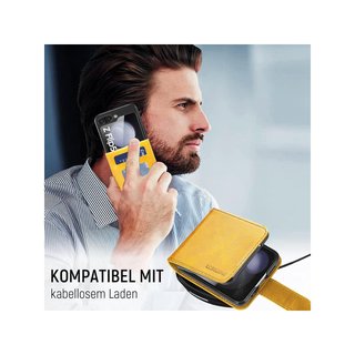Samsung Galaxy Z Flip 5 Funda piel cartera
