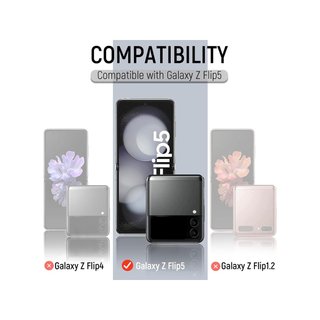 Samsung Galaxy Z Flip 5 Funda piel cartera