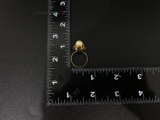 anillo oro 18k con piedra con circonita