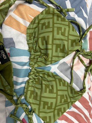 Bikini Fendi FF Verde Talla M