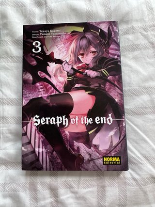 Seraph of the end tomos 1,2 y 3