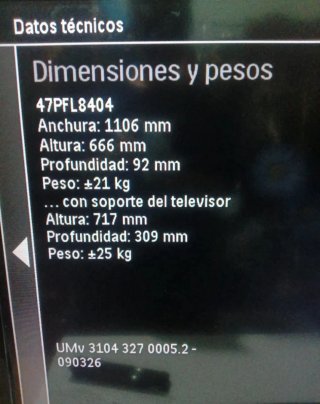 Televisor Philips 47" Full HD