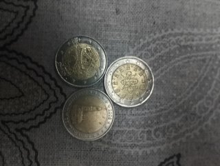 Lote 3 monedas 2€