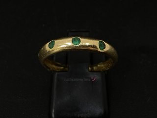 anillo oro 18k con piedra