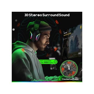 - WESEARY WG1 Auriculares gaming inalámbricos so