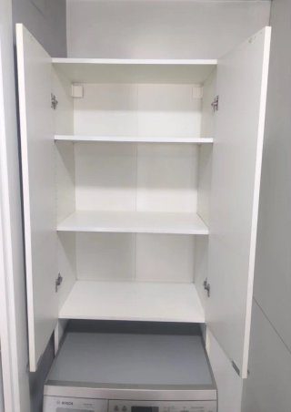 Mueble para lavadora blanco