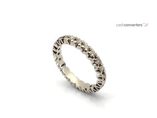 sortija oro 18k con piedra con diamante