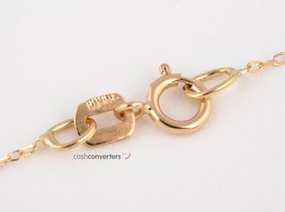 collar oro 18k 22cm