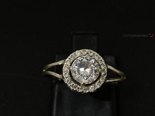 anillo oro 18k con piedra