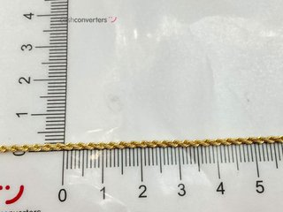 cadena oro 18k 30cm