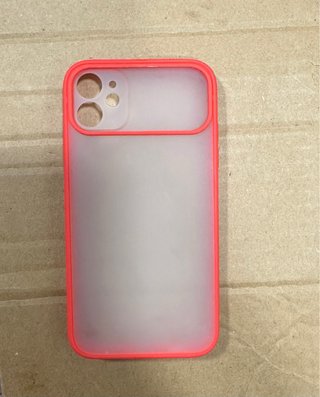 Funda Carcasa iPhone 11 Roja Mate Nueva