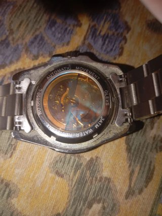 Reloj OLEVS Automático Sumergible Negro/Plata