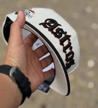 Gorra New Era Astros Negra y Blanca