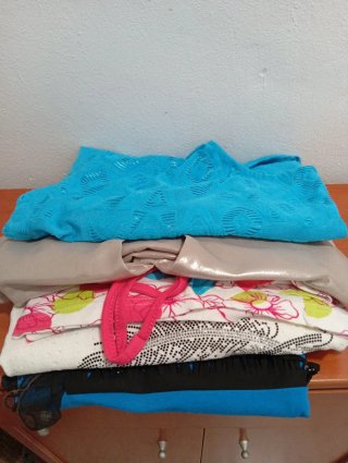 Lote Ropa 5 Camisetas mujer Talla XL/XXL