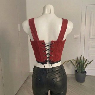 Top Corsé Reversible Llamas y Guns N' Roses