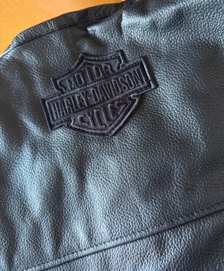 Chaleco Cuero Harley Davidson Talla L