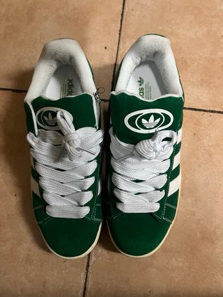 Adidas Campus 00s Verde Oscuro Blanco