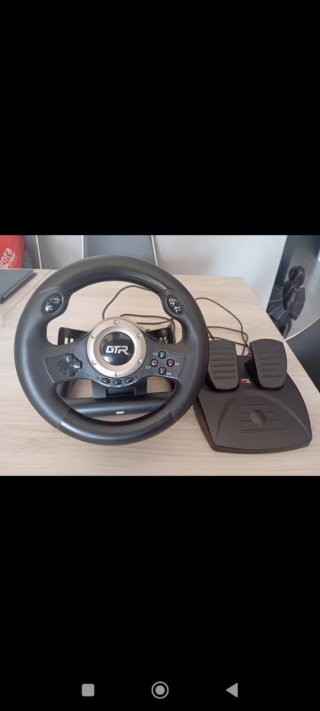 Volante GTR con pedales para PS4