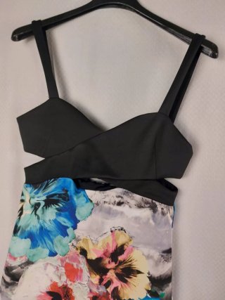 Mini Abito Zara Floreale con  Spalline Fini Estivo