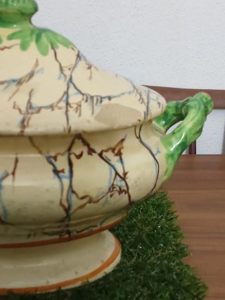 Terrina em faiança portuguesa séc XIX