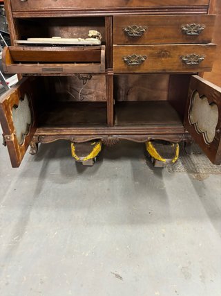 Mueble Radio Tocadiscos Antiguo Madera