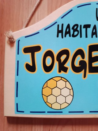Letrero Habitación Infantil Jorge Vaca