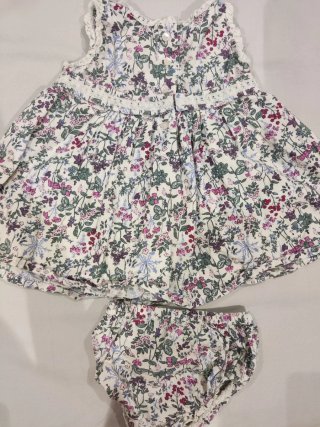 Vestido y braguita bebé Tizzas