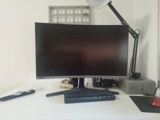 Monitor Curvo PC Nero