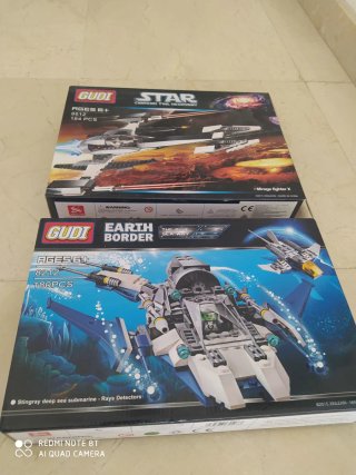 2 Scatole LEGO GUDI Star e Earth Border