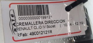 CREMALLERA DIRECCION RENAULT CLIO IV Societé